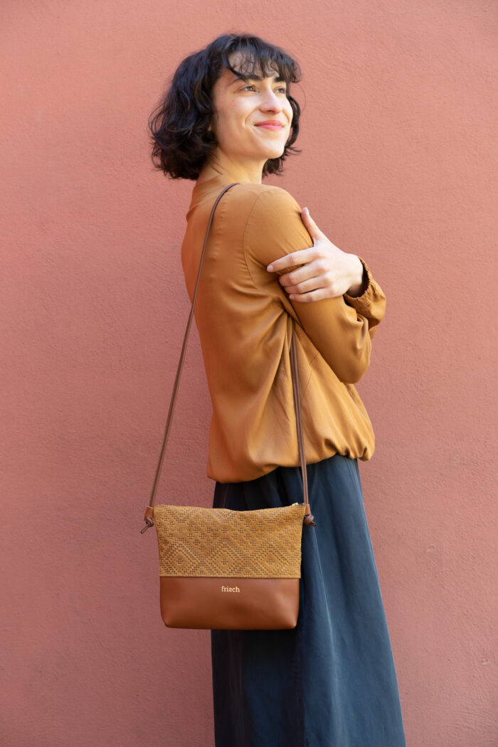 Boho Handtasche von frisch Beutel in braun