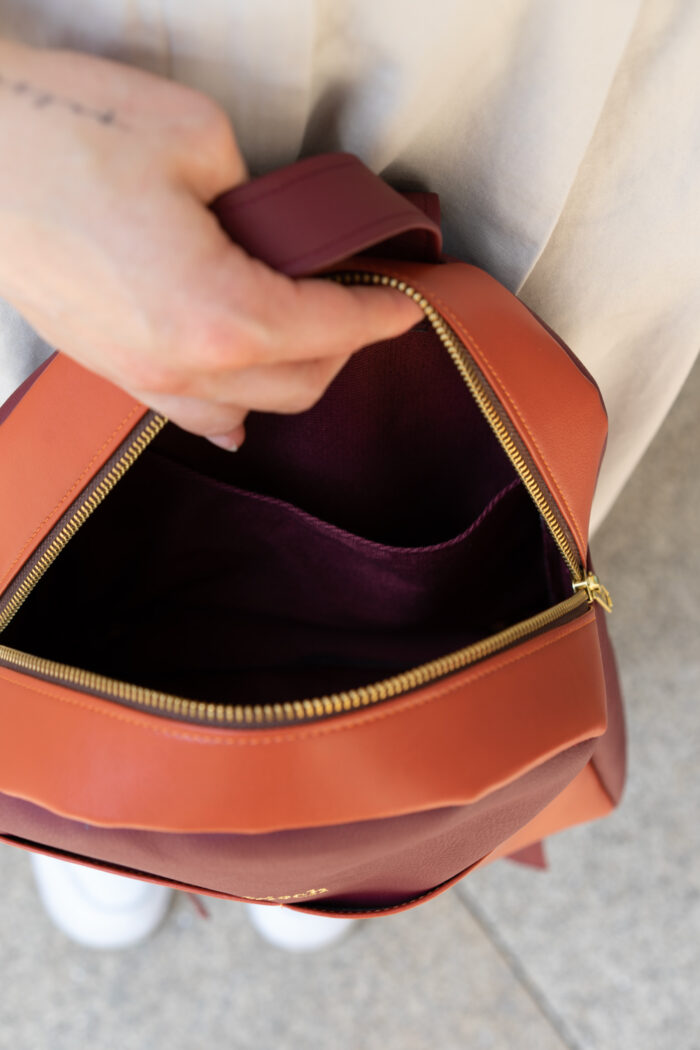Kleiner Rucksack APFEL vegan – Bild 7